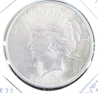 Lot 3487 - United States of America, 1922 Peace dollar,...