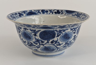 Lot 2376 - A Chinese blue and white porcelain bowl,...