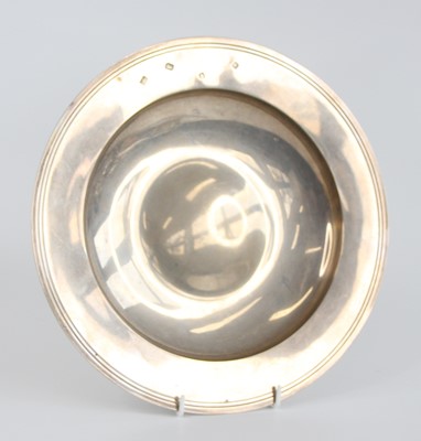 Lot 83 - A 1970s silver Armada dish, of typical...