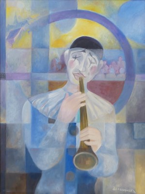 Lot 209 - Janina Baranowska (1925-2022) - Crying clown...