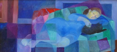 Lot 213 - Janina Baranowska (1925-2022) - Sleeping girl...