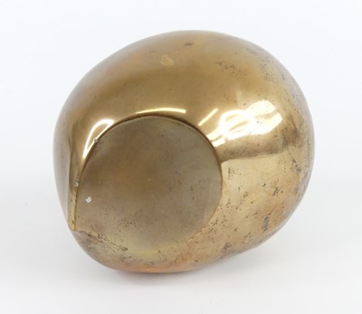 Lot 145 - Contemporary school - Head, polished bronze...