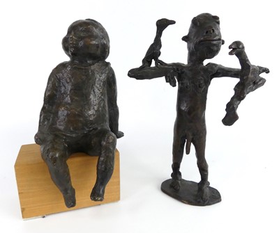 Lot 149 - Modern Scandinavian school - Seated figure of...