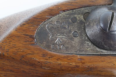 Lot A 19th century East India Government 16 bore...