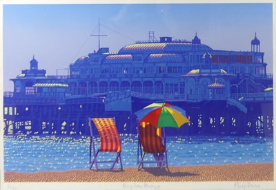 Lot 291 - Philip Dunn (b.1945) - Brighton Breezy,...