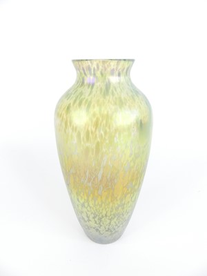 Lot 59 - An Okra iridescent art glass vase, of slightly...