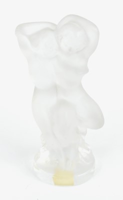 Lot 58 - A Lalique moulded and frosted glass figure...