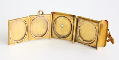 Lot 2863 - A late 19th century pendant locket in the form...