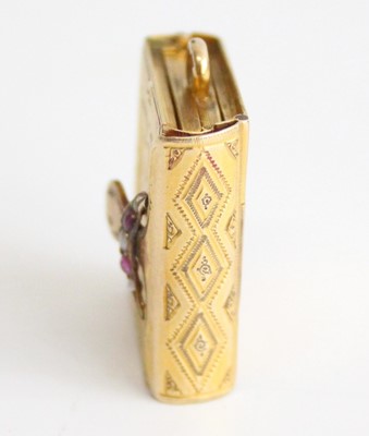 Lot 2863 - A late 19th century pendant locket in the form...