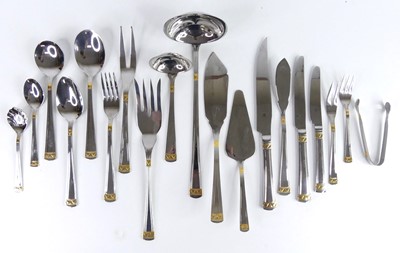 Lot 106 - A suite of Solingen stainless steel cutlery,...