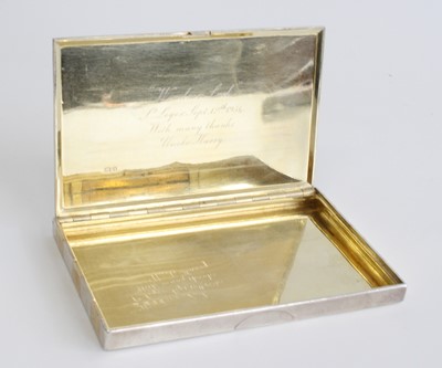 Lot A George V Cartier silver, silver-gilt and...
