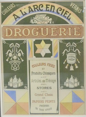 Lot 167 - An early 20th century French advertising...