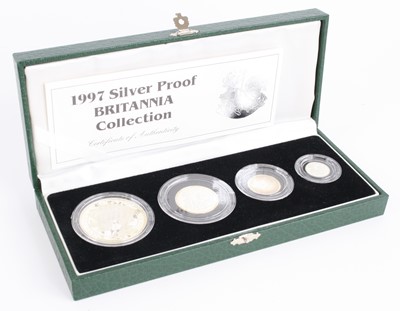 Lot 3004 - Great Britain, 1997 Britannia four coin silver...
