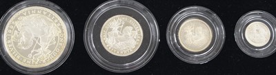 Lot 3004 - Great Britain, 1997 Britannia four coin silver...
