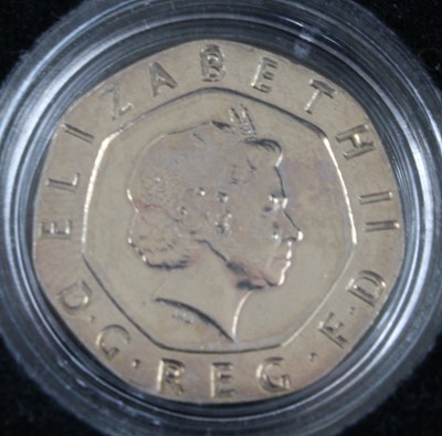 Lot 3012 - Great Britain, The Undated 20p Coin, obv:...