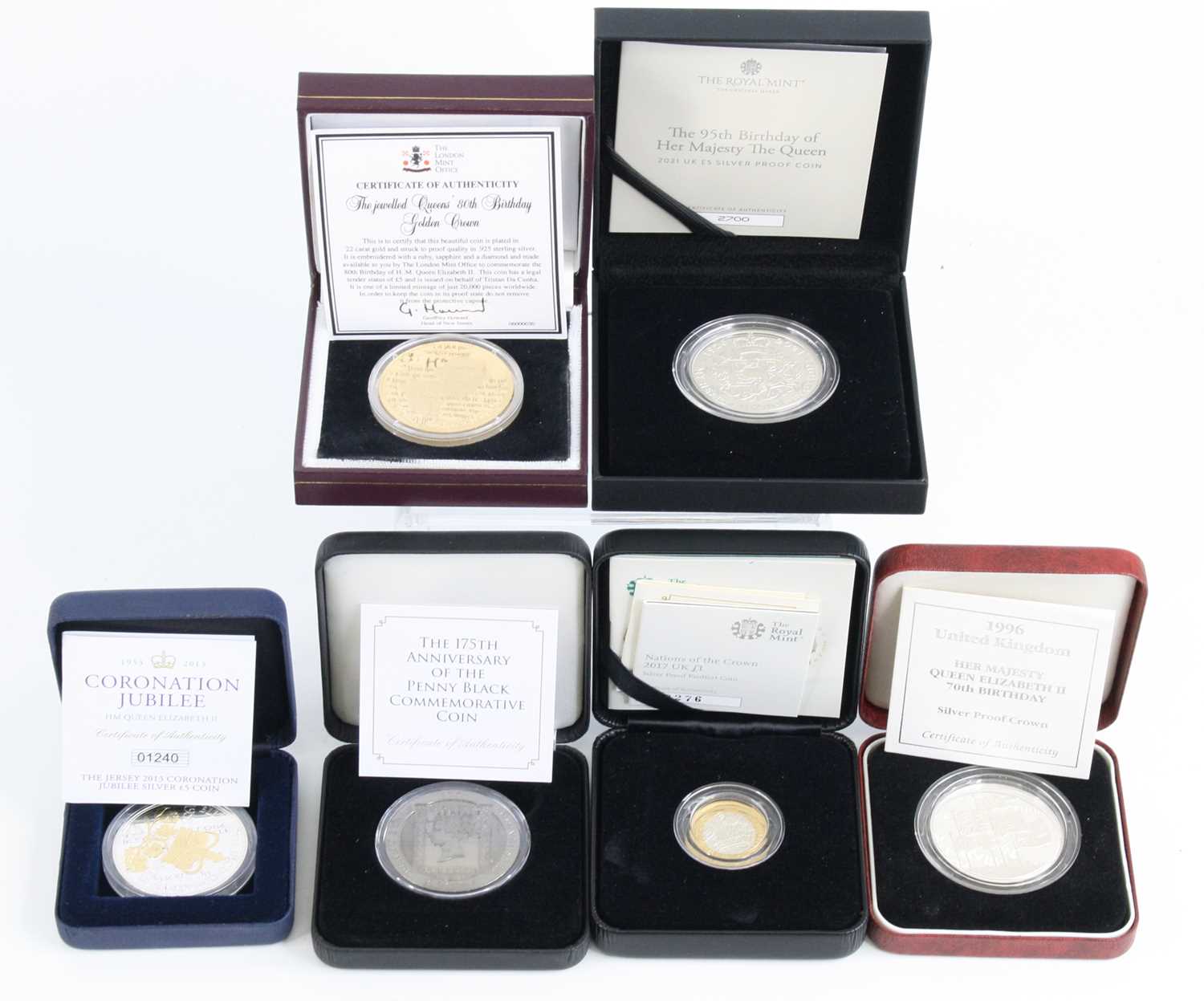 Lot 3021 - United Kingdom, The 95th Brithday of Her...