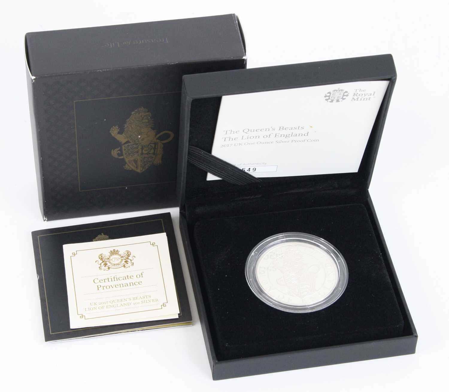 Lot 3022 - United Kingdom, The Queen's Beasts The Lion of...