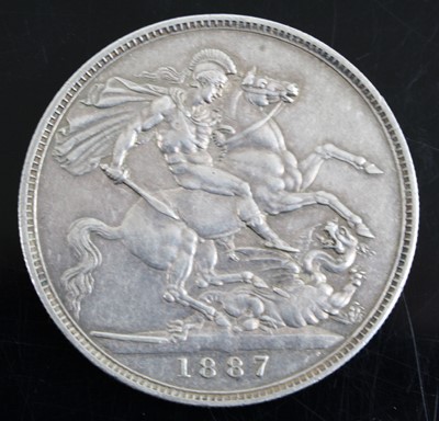 Lot 3024 - Great Britain, 1887 crown, Victoria jubilee...