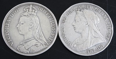 Lot 3025 - Great Britain, 1889 crown, Victoria jubilee...