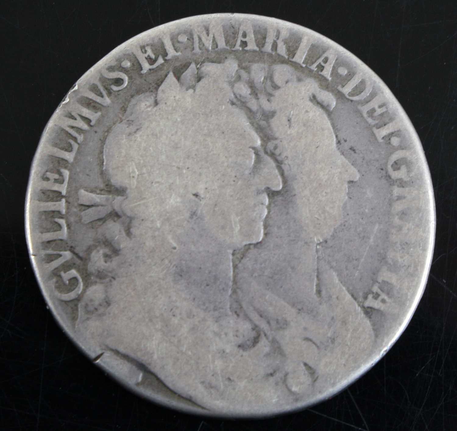 Lot 3026 - Great Britain, 1689 half crown, William and...