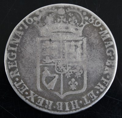 Lot 3026 - Great Britain, 1689 half crown, William and...