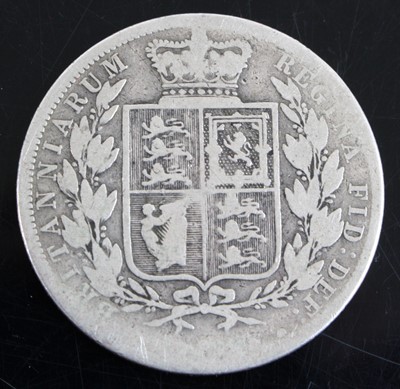 Lot 3027 - Great Britain, 1885 half crown, Victoria young...