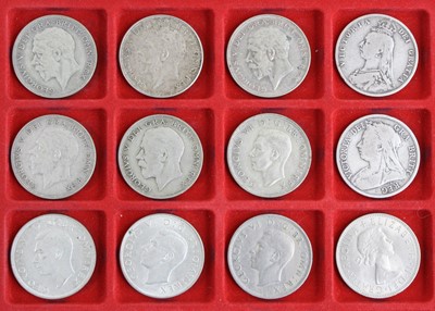 Lot 3027 - Great Britain, 1885 half crown, Victoria young...