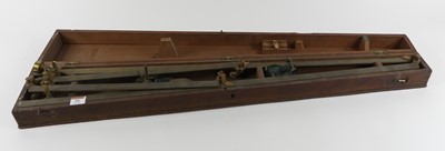 Lot 54 - A 19th century brass pantograph, one arm...