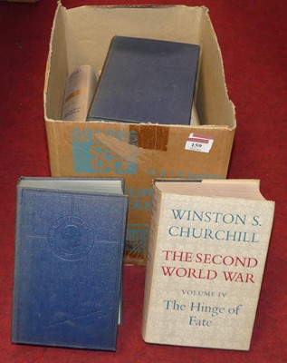 Lot 159 - A collection of books by Winston Churchill, to...