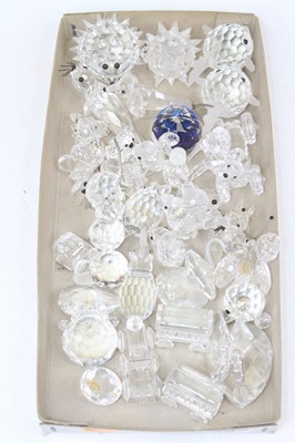 Lot 192 - A collection of Swarovski crystal animal figures