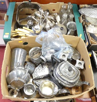Lot 242 - A collection of silver plated items to include...