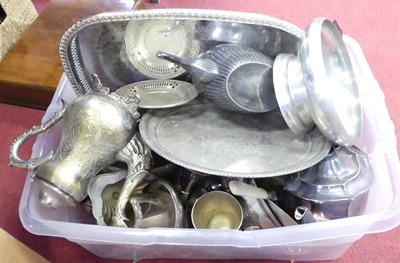 Lot 244 - A collection of silver plated items to include...