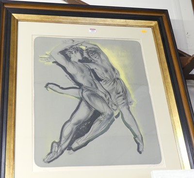 Lot 1001 - Hans Erni (1909-2015) - Two ballet dancers,...