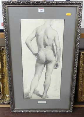 Lot 1012 - George Leech (1894-1966) - Figure study male...