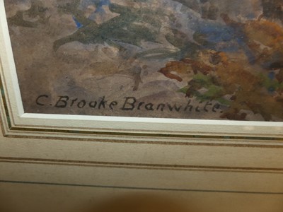 Lot 1018 - Charles Brooke Branwhite (1851-1929) - Sunset...