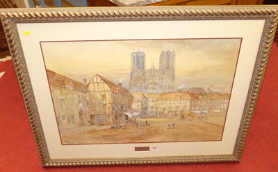 Lot 1030 - John Hill - Pair;Two French scenes,...