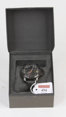 Lot 454 - A Volvo gent's quartz wristwatch, showing...