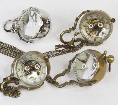 Lot 471 - A collection of four modern ball watches