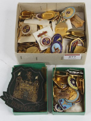 Lot 477 - A collection of enamelled badges, to include...