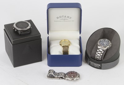 Lot 486 - A collection of fashion wristwatches, to...