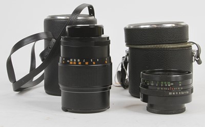 Lot 519 - A Karl Zeiss Jena Tessar 2.8/50 camera lens,...