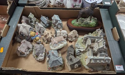 Lot 568 - A collection of Lilliput Lane resin models of...