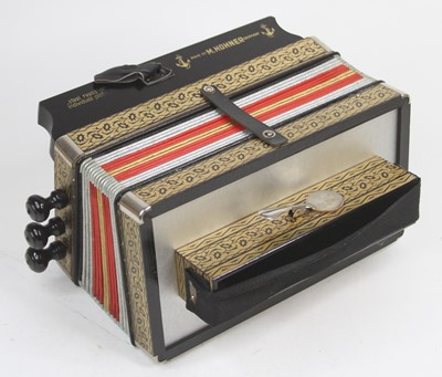 Lot 555 - A Hohner German accordion