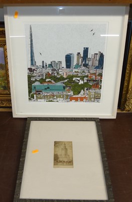 Lot 1058 - Dare Havelon, lithograph, singed, titled and...