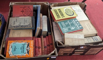 Lot 616 - Two boxes of vintage books, to include...