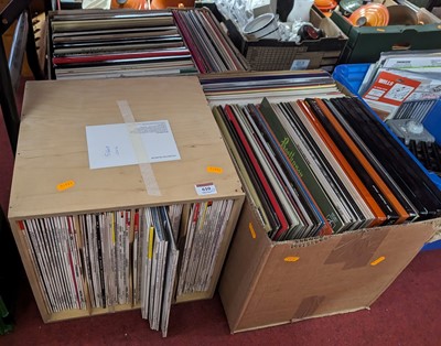 Lot 610 - A large collection of vintage LPs, mainly...