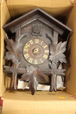 Lot 725 - A vintage Swiss style cuckoo clock