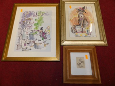 Lot 1072 - Five various prints to include equine interest