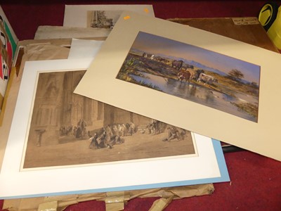 Lot 1083 - Artists folio and contents to include...