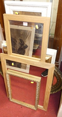 Lot 1098 - A selection of framed wall mirrors, to include...